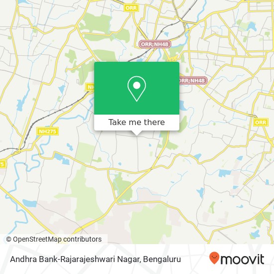 Andhra Bank-Rajarajeshwari Nagar map