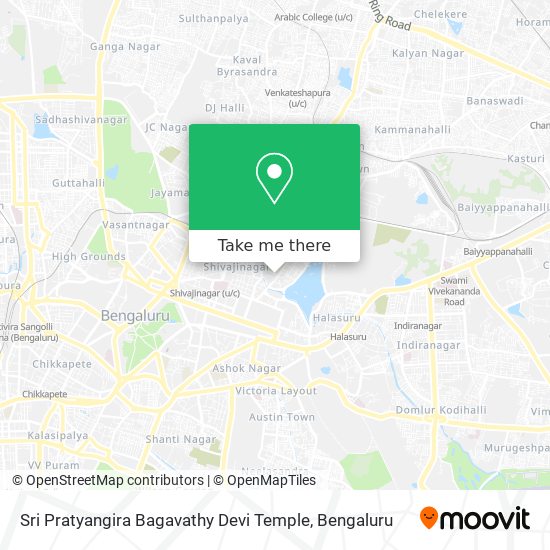 Sri Pratyangira Bagavathy Devi Temple map