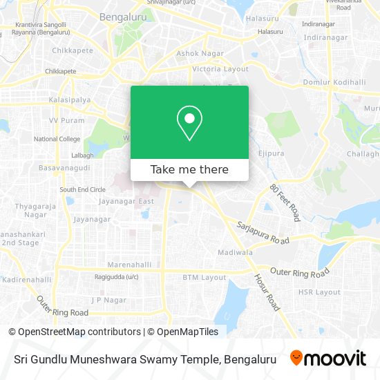 Sri Gundlu Muneshwara Swamy Temple map