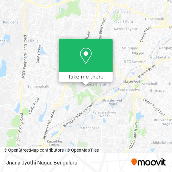 Jnana Jyothi Nagar map