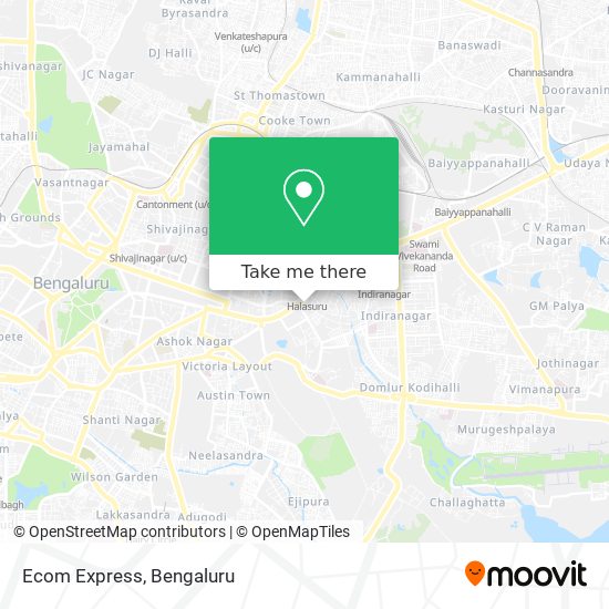 Ecom Express map