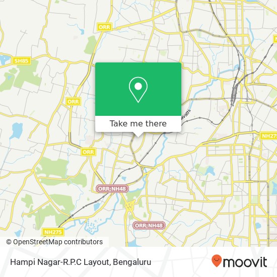 Hampi Nagar-R.P.C Layout map