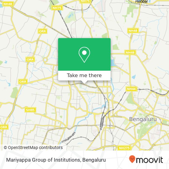 Mariyappa Group of Institutions map