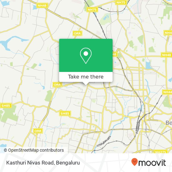 Kasthuri Nivas Road map