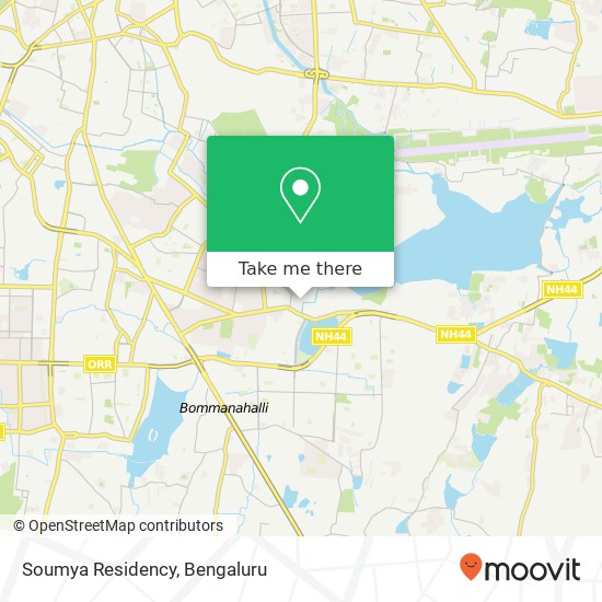 Soumya Residency map