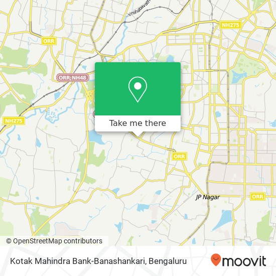 Kotak Mahindra Bank-Banashankari map