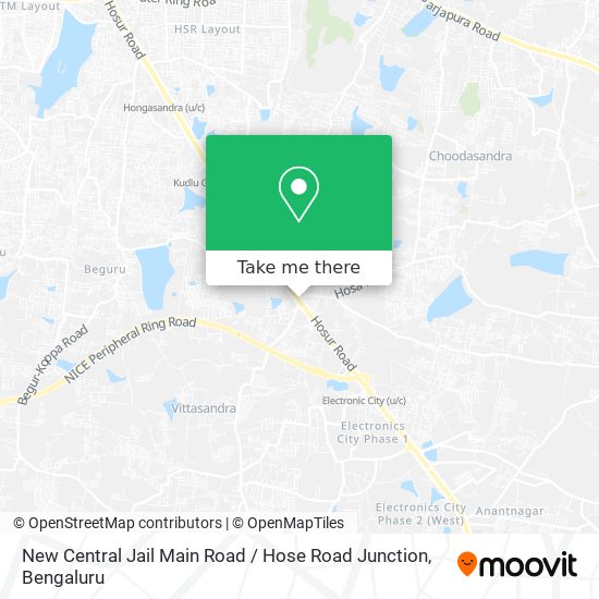 New Central Jail Main Road / Hose Road Junction map