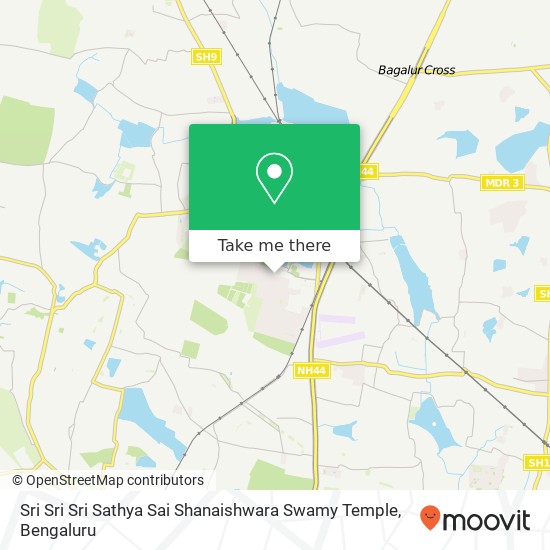 Sri Sri Sri Sathya Sai Shanaishwara Swamy Temple map