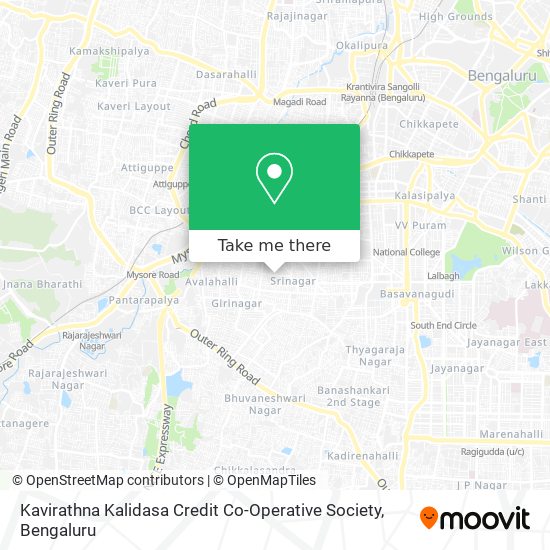 Kavirathna Kalidasa Credit Co-Operative Society map