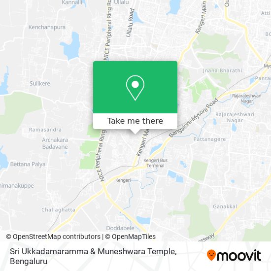 Sri Ukkadamaramma & Muneshwara Temple map