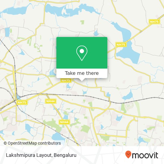 Lakshmipura Layout map