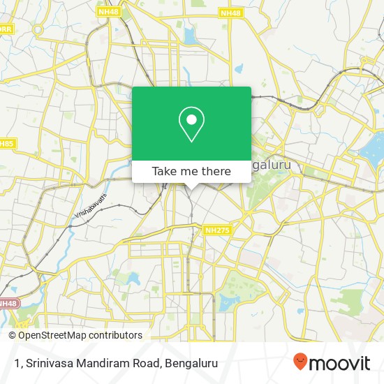 1, Srinivasa Mandiram Road map