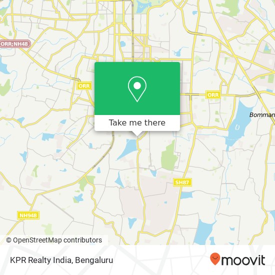 KPR Realty India map