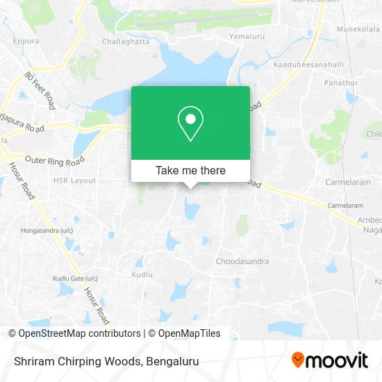 Shriram Chirping Woods map