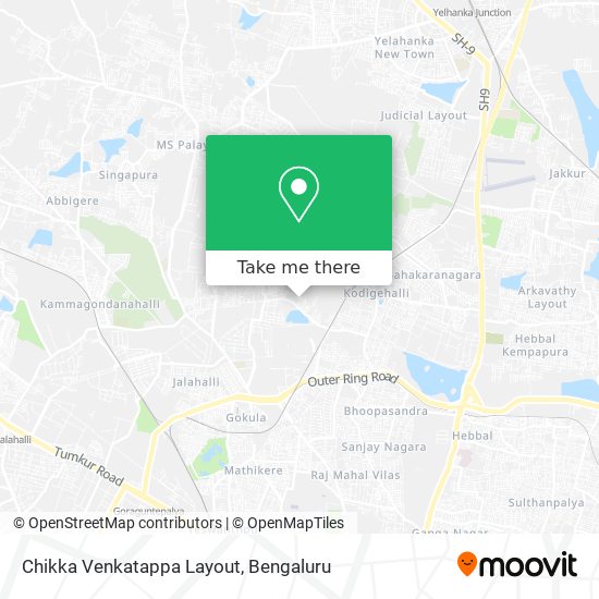 Chikka Venkatappa Layout map