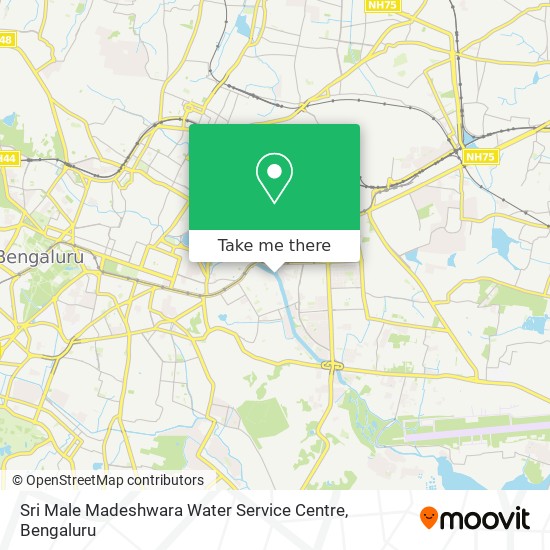 Sri Male Madeshwara Water Service Centre map