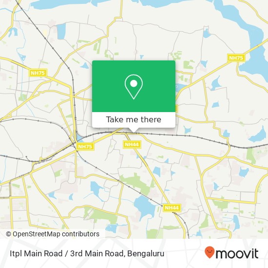 Itpl Main Road / 3rd Main Road map