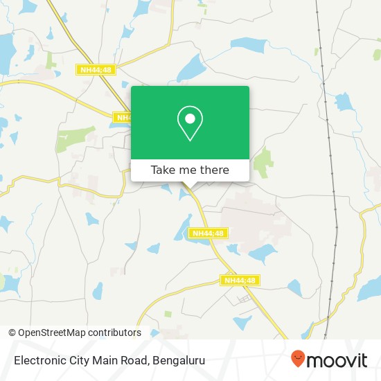 Electronic City Main Road map