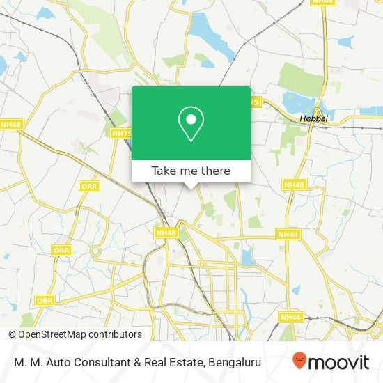 M. M. Auto Consultant & Real Estate map