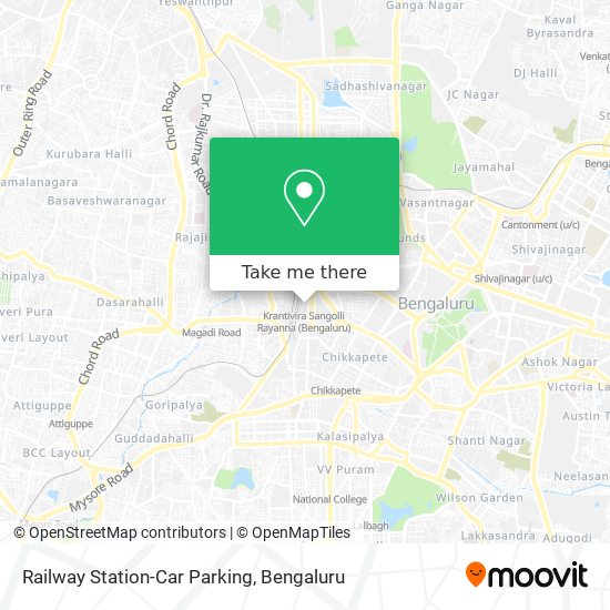 Railway Station-Car Parking map