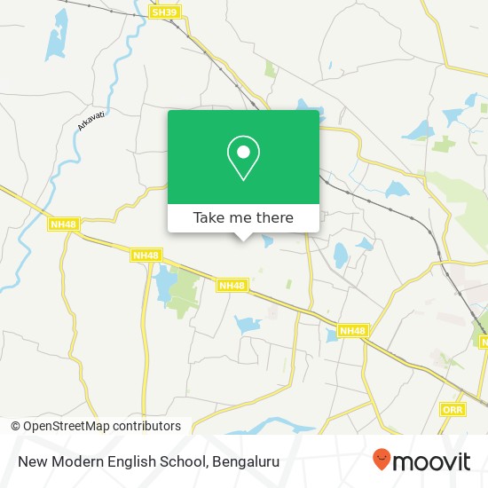 New Modern English School map