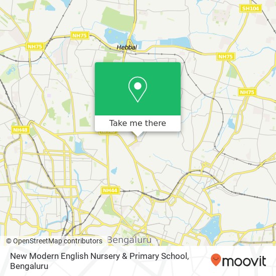 New Modern English Nursery & Primary School map