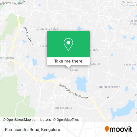 Ramasandra Road map