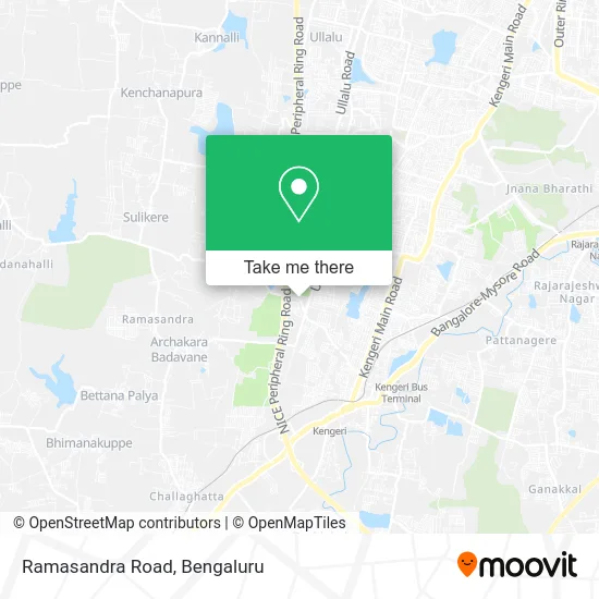 Ramasandra Road map
