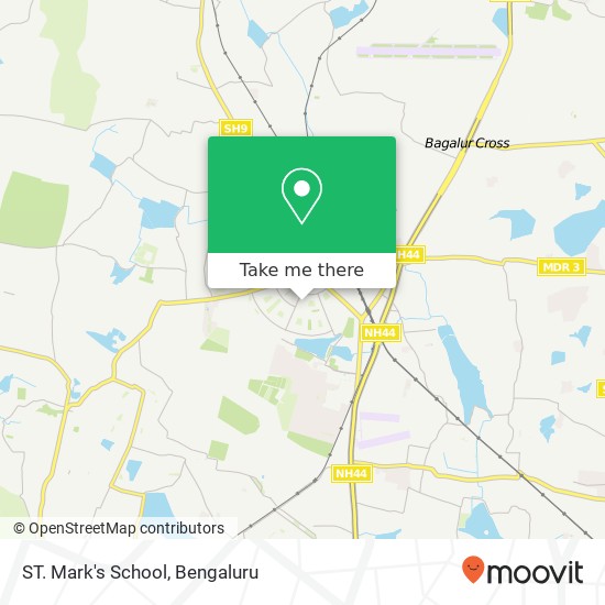 ST. Mark's School map