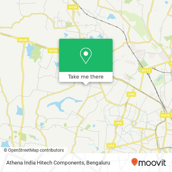 Athena India Hitech Components map