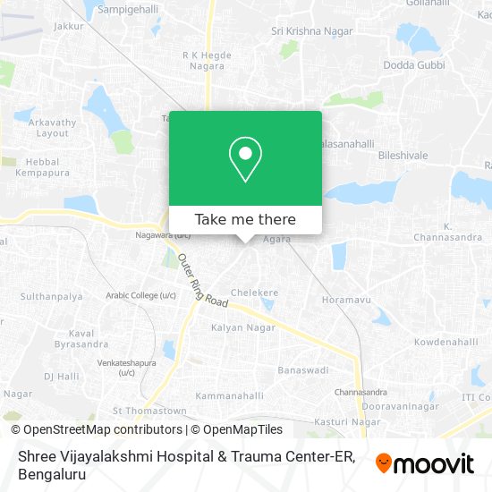 Shree Vijayalakshmi Hospital & Trauma Center-ER map