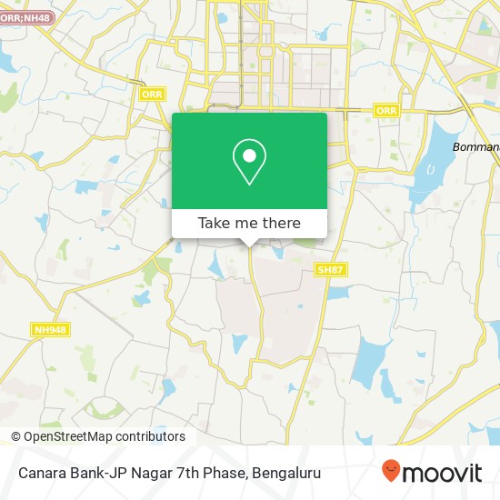 Canara Bank-JP Nagar 7th Phase map