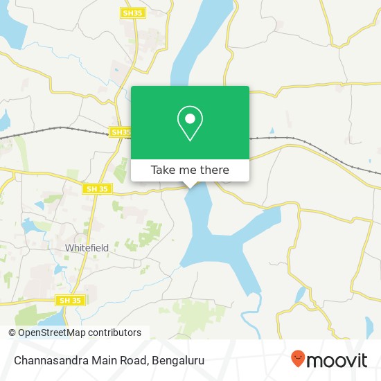 Channasandra Main Road map