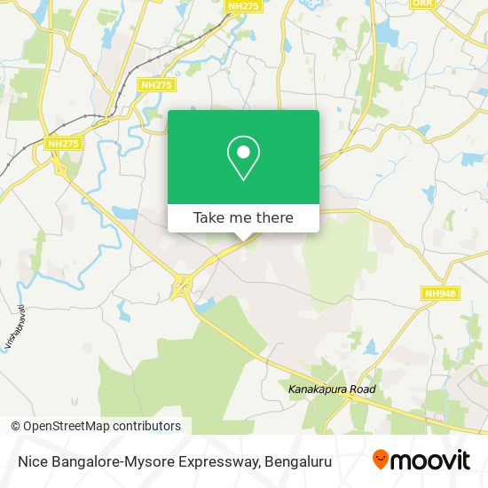 Nice Bangalore-Mysore Expressway map