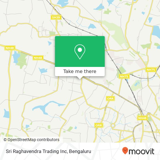 Sri Raghavendra Trading Inc map