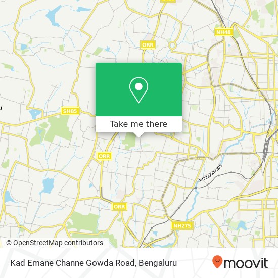 Kad Emane Channe Gowda Road map