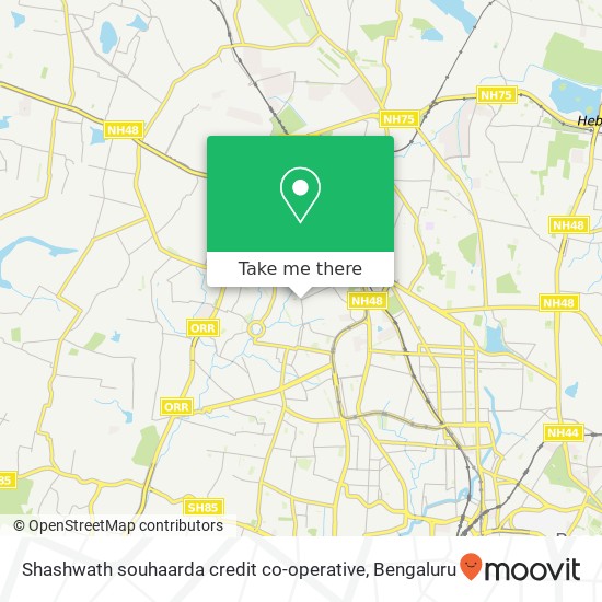 Shashwath souhaarda credit co-operative map