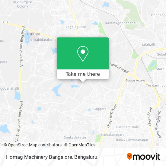 Homag Machinery Bangalore map