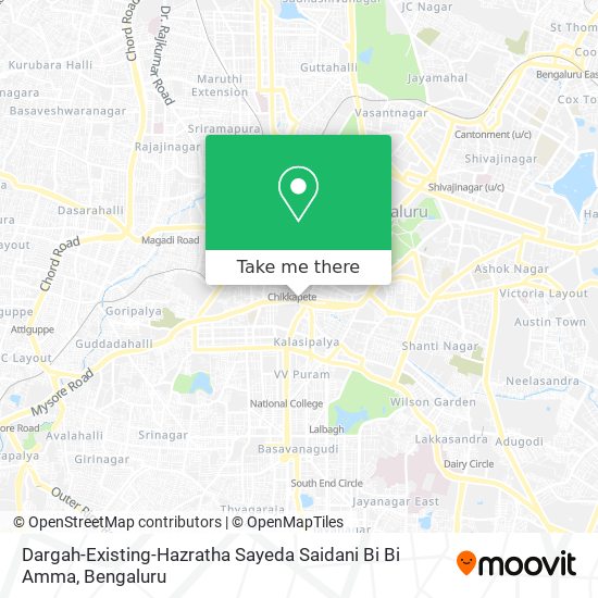 Dargah-Existing-Hazratha Sayeda Saidani Bi Bi Amma map