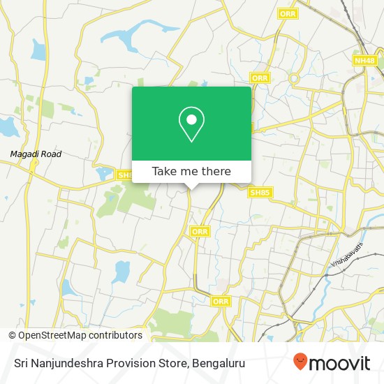 Sri Nanjundeshra Provision Store map