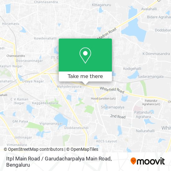 Itpl Main Road / Garudacharpalya Main Road map