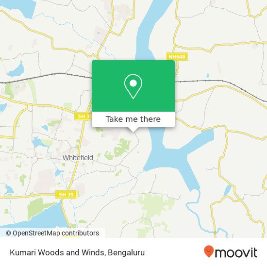 Kumari Woods and Winds map