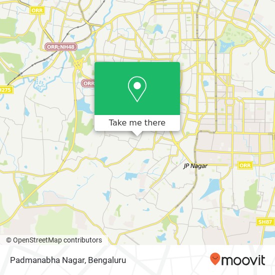 Padmanabha Nagar map