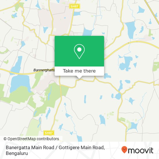 Banergatta Main Road / Gottigere Main Road map