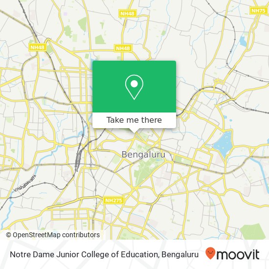 Notre Dame Junior College of Education map