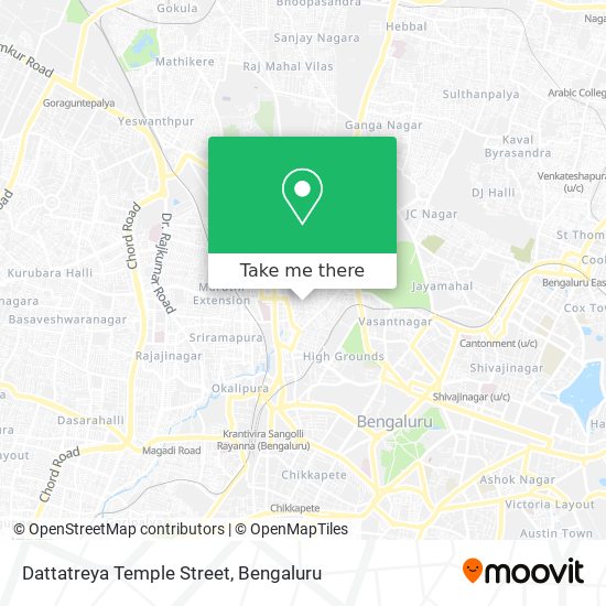 Dattatreya Temple Street map