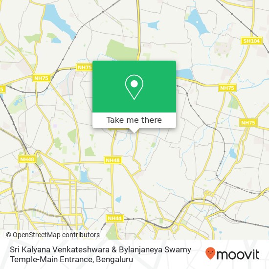 Sri Kalyana Venkateshwara & Bylanjaneya Swamy Temple-Main Entrance map