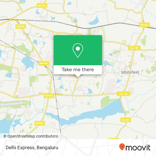 Delhi Express map