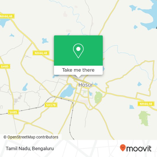 Tamil Nadu map