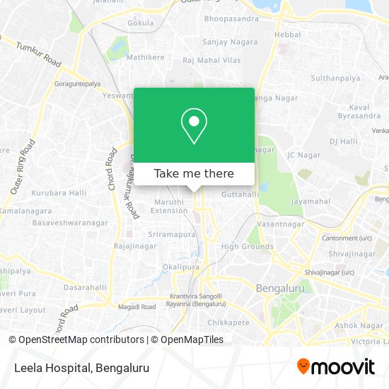 Leela Hospital map